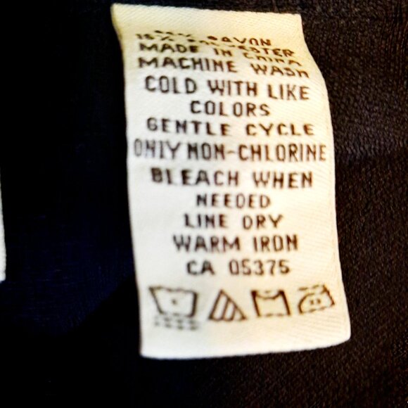 Holiday Party Black Short Sleeve Pin Striped Casual Rayon Dress Shirt - Picture 6 of 8